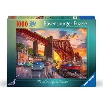Ravensburger Forth Bridge při západu slunce (120001256)