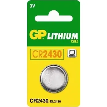 GP CR2430, knoflíková lithiová baterie kompatibilní s CR2430 (GP CR2430)
