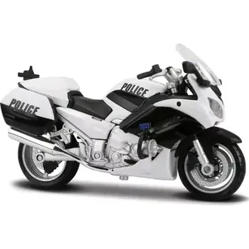 autíčko Maisto YAMAHA FJR 1300A Generic police bílá (101232306-15952GEN)