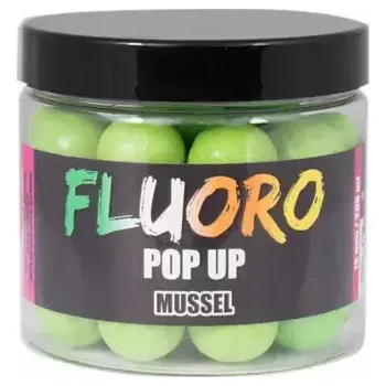 Boilies LK Baits Pop-Up Fluoro Boilies Mussel 200ml 18mm (5050002)
