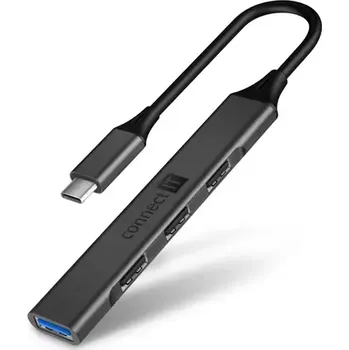 Notebook CONNECT IT CHU-4050-AN USB C hub šedá (CHU-5050-AN)