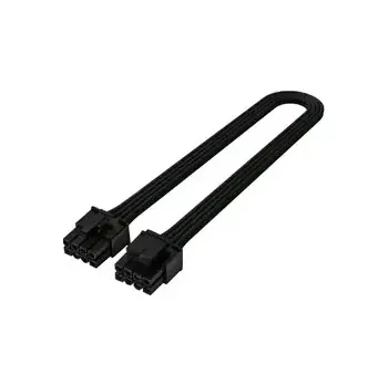 Počítačový zdroj SilverStone Kabel 8-pin ATX 4+4-pin 35 cm černá (SST-PP06BE-EPS35)