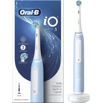 Elektrický zubní kartáček Oral-B iO Series 3 Ice Blue (730850)