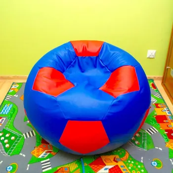 Taburet Sedací vak - míč 80 cm - modrá + červená