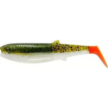 Umělá nástraha Savage Gear Gumová nástraha Cannibal Shad 12,5cm 20g Olive Hot Orange 4ks (77154)
