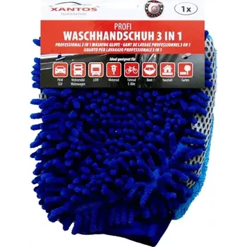 Autokosmetika XANTOS 514206 Žinylkové mycí rukavice na auto 3v1 (514206)