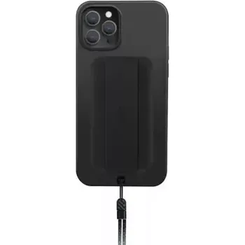 Pouzdro na mobilní telefon Uniq Hybrid Heldro Antimicrobial pouzdro pro Apple iPhone 12 Pro Max MIDNIGHT BLACK (černá) (8886463675984)
