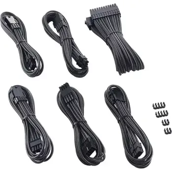 Kabel do PC CableMod PRO ModMesh Kabel Extension Kit - carbon (CM-PCAB-BKIT-NKC-3PK-R)