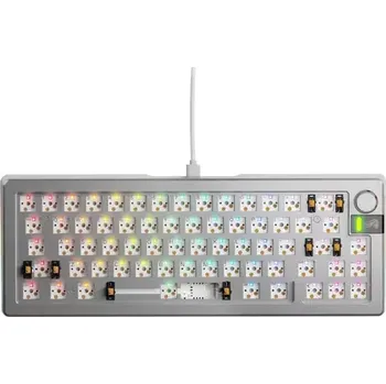 Klávesnice Glorious GMMK 3 Pro 65% barebone ANSI stříbrná (GLO-KB-GMMK3-PRO-65-BB-W-SIL-US)