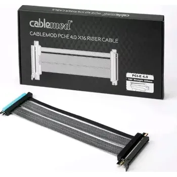 Kabel do PC CableMod PCI-e 4.0 Riser - 30cm (CM-CAB-PC4S-30K-R)