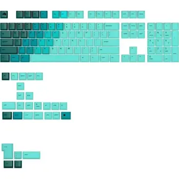Klávesnice Glorious vyměnitelné klávesy GPBT Gradient (ANSI US) - Rainforest (GLO-KB-ACC-KC-GPBT-GR-RFO-US)