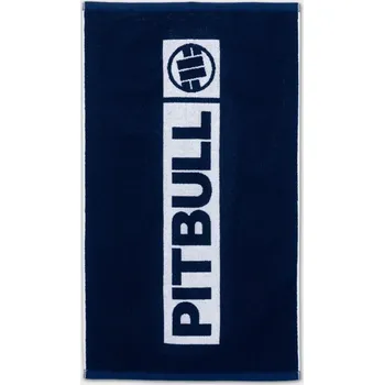 Ručník PitBull West Coast - ručník HILLTOP tmavě modro/bílý 52x88