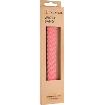 Řemínek na hodinky Tactical 782 Pletený Převlékací Řemínek pro Watch 42 44mm vel. S růžová (8596311138324)