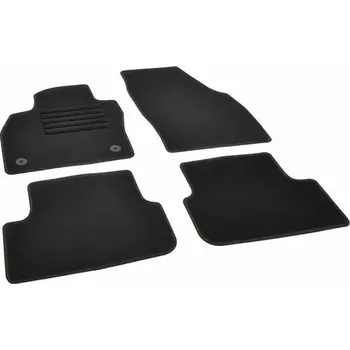 autokoberec Aroso 726354 Autokoberce textilní přesné černé - černé obšití - Seat Arona (Typ KJ7) (2017-2023) 5-sedadel (726354)