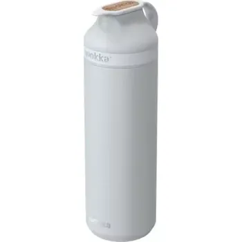 Láhev Quokka Nerezová láhev Mineral Steel light mode 430 ml (Q40204)