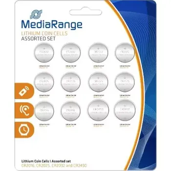 Článková baterie MediaRange Premium lithium baterie Coin Cells CR2016|CR2025|CR2032|CR2450 set (MRBAT139)
