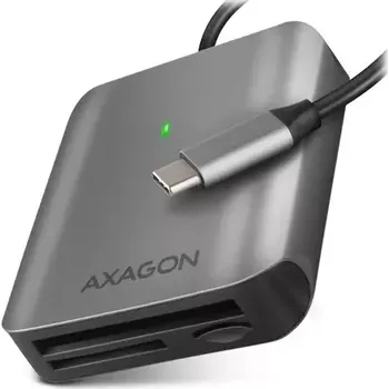 Příslušenství pro datový nosič AXAGON CRE-S3C, USB-C 3.2 Gen 1 - SUPERSPEED čtečka karet, 3-slot lun SD/microSD/CF, podpora UHS-II (CRE-S3C)
