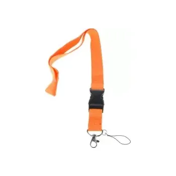Pouzdro na mobilní telefon Aligator Šňůrka na krk - oranžová (SNK0040)