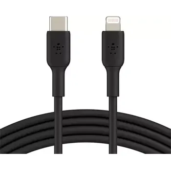 Datový kabel Belkin Charge USB-C na Lightning 1m černá (CAA003bt1MBK)