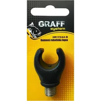 Graff Gumová rohatinka Aqua Černá (HR17244-B)