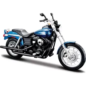 autíčko Maisto Harley-Davidson 2004 Dyna Super Glide Sport modrá (90159323211)