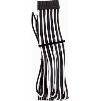 Corsair Premium Sleeved 24-Pin-ATX kabel (Gen 4) bílo-černá (CP-8920234)