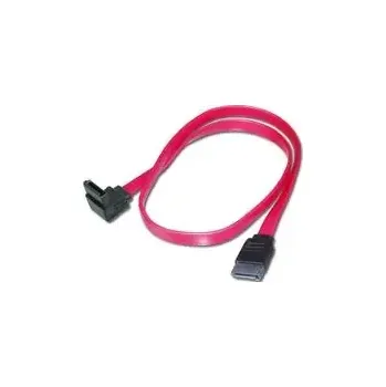 Kabel do PC PremiumCord Kabel SATA 0,7m 1x90°+1xrovný konektor (8592220003586)
