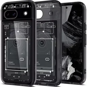 Pouzdro na mobilní telefon Spigen Ultra Hybrid ochranný kryt pro Google Pixel 8a zero one černá (ACS07261)
