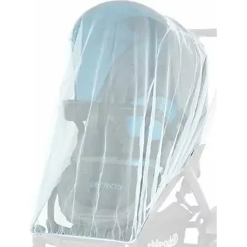 Kočárek CHIPOLINO Univerzální moskytiéra na kočárek - bílá (147402)