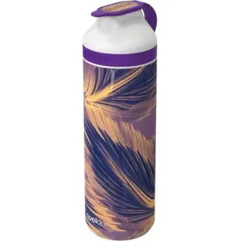 Láhev Quokka Nerezová láhev Mineral Steel electric leaf 430 ml (Q40207)