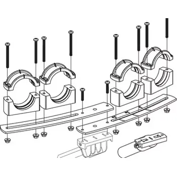 Satelitní konvertor TS multifocus pro 4 LNB Economy line 80cm (PAPTS80P40)