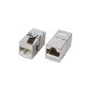 Elektrická zásuvka DIGITUS CAT 6 Modular Coupler, shieldedRJ45 to RJ45 For panel connection (4016032245186)