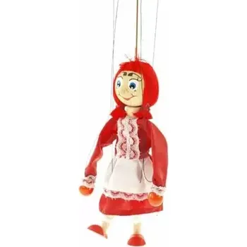 Dřevěná hračka Česká dřevěná hračka Dřevěné loutky - Karkulka (CH25036)