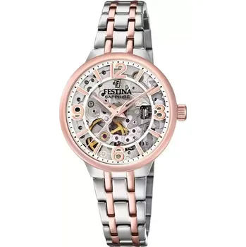 Hodinky Festina - 20615/1 - FESTINA WOMEN'S AUTOMATIC SKELETON STAINLESS STEEL WATCH BRACELET