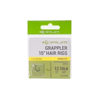 KORUM Návazec Grappler Hair Rigs 10cm Velikost 12 8ks (K0310156)