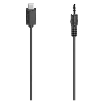 Kabel Hama audio redukce USB-C (M) - Jack 3.5mm (F) 0.75m (200729)