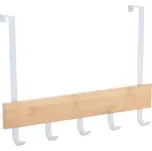 MSV ENOA závěsný věšák na dveře s 5 háčky bílý (3700703996668)