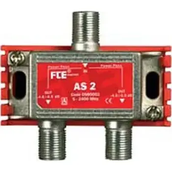 Anténní redukce FTE rozbočovač AS 2, rozsah 5-2400 MHz, F-konektor (PIPFT13000)