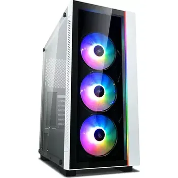 PC skříň DEEPCOOL MATREXX 55 V3 ADD-RGB WH 3F bílá (DP-ATX-MATREXX55V3-AR-WH-3F)