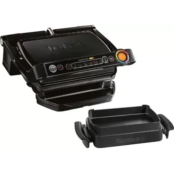 Kuchyňský gril Tefal OptiGrill+ GC714834 + zapékací mísa černý (GC 7148)