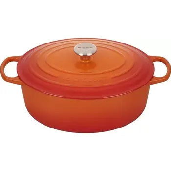 Hrnec Le Creuset Signature Oválný hrnec s poklicí 33 cm oranžová (21178330902430)