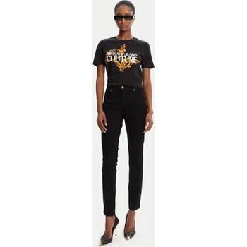 Versace Jeans Couture T-Shirt 79HAHE06 CJ00E Černá Regular Fit M