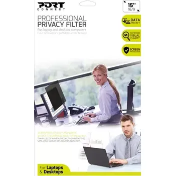 Notebook PORT CONNECT PRIVACY FILTER 2D - 15" (16:9) černá (900005-PC)