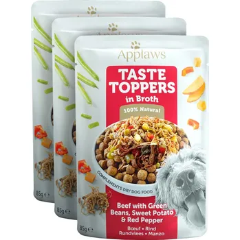 Krmivo pro psa Applaws kapsička Dog Hovězí s batáty ve vývaru 3x85g