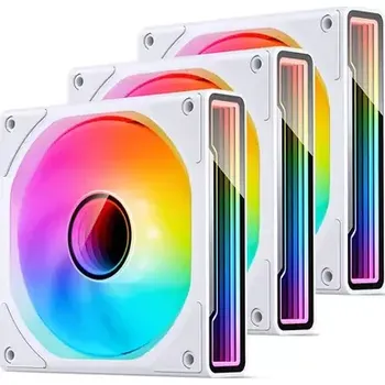 PC ventilátor Jonsbo ZK-120W 3ks bílá (ZK-120W 3IN1)