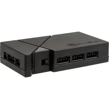 LED páska SilverStone SST-LSB01 RGB LED hub + 2x LED pásek černá (SST-LSB01)