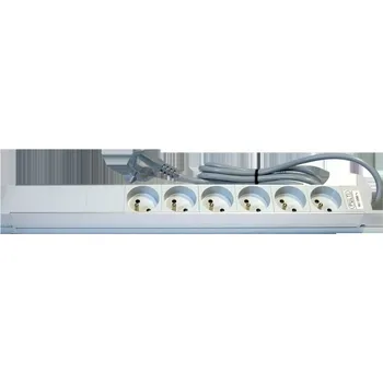 Rozvaděč Panel rozvodný 6x 250V 1U 19" 2m Al Krugel Exim CZ spol. s r.o., 45-06-801-05155