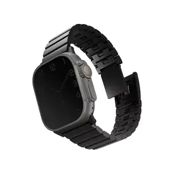 Řemínek na hodinky UNIQ Strova Mag řemínek pro Apple Watch 49 45 44 42 mm - MIDNIGHT (černá) (8886463688168)