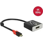 Delock Adaptér USB Type-C samec Displayport samice (DP Alt Mód) černá (63312-D)
