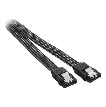 Kabel do PC CableMod ModMesh SATA 3 Kabel 60cm - carbon (CM-CAB-SATA-N60KC-R)